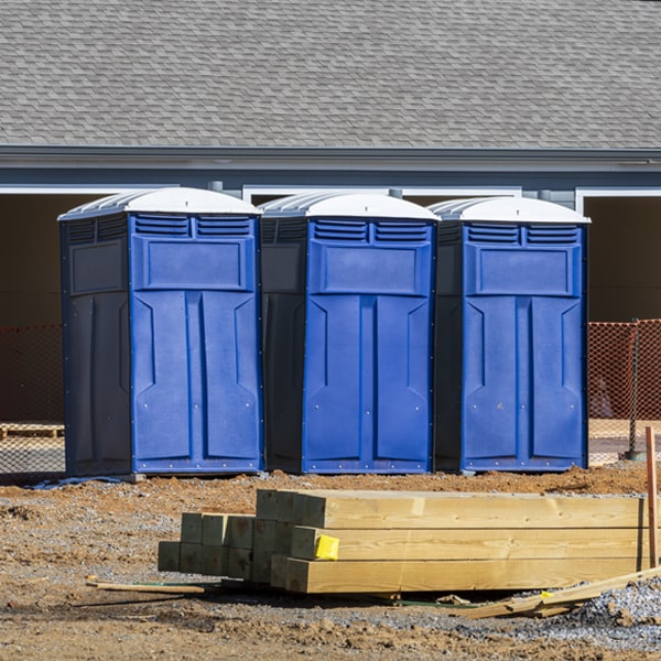 is there a specific order in which to place multiple portable restrooms in Clark Fork ID